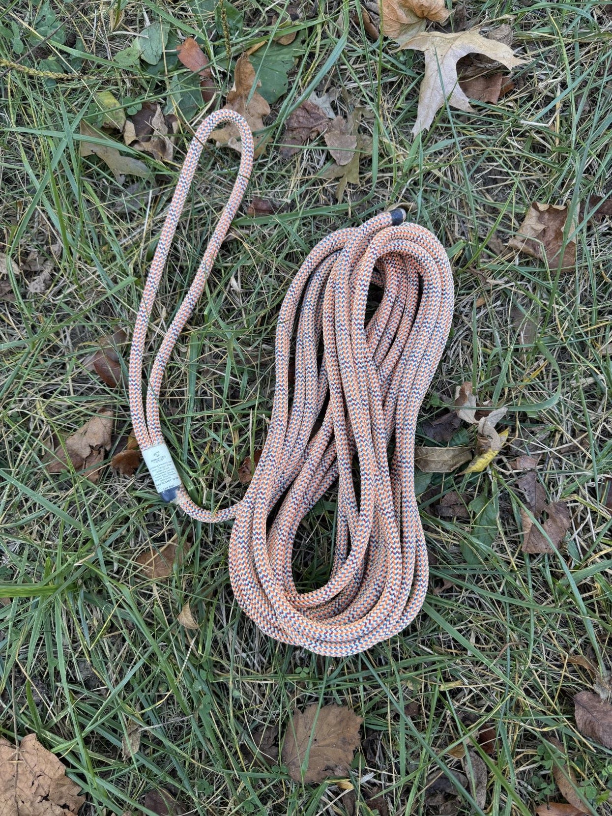 35 Foot Canyon Elite 9mm with 15 inch sewn eye and our Rope End